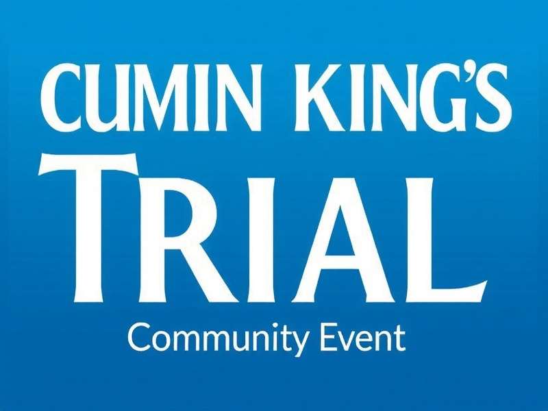 Cumin King S Trial Community Event Cumin King S Trial Community Event